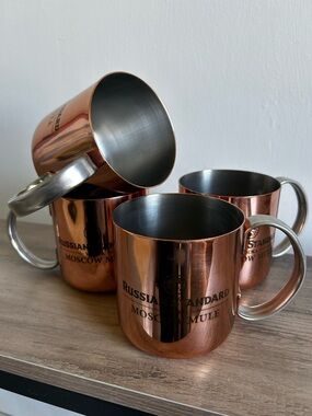 Copper Moscow Mule Mugs - Copper Finish